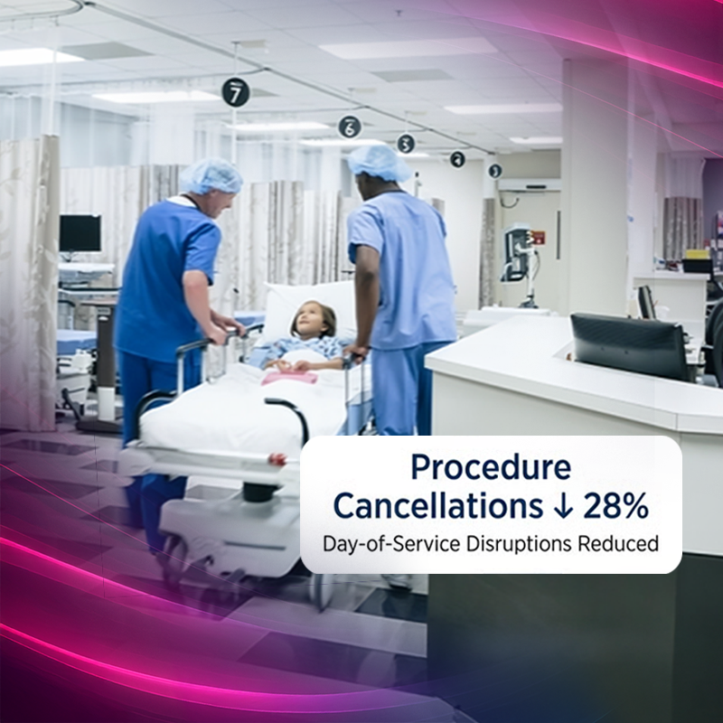 Health system cuts cancellations 28%