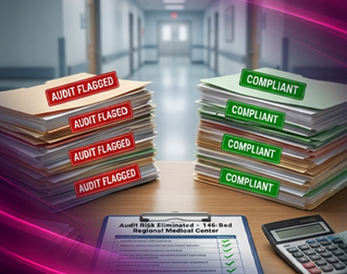 Audit Risk Eliminated at a 145-Bed Regional Medical Center