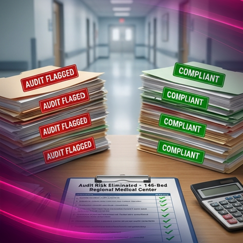 Audit Risk Eliminated at a 145-Bed Regional Medical Center