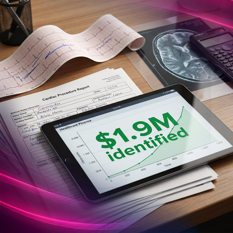 1.9 million identified in soecialty charge leakage