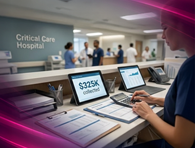 Critical Care Hospital Ads $325K in Collections
