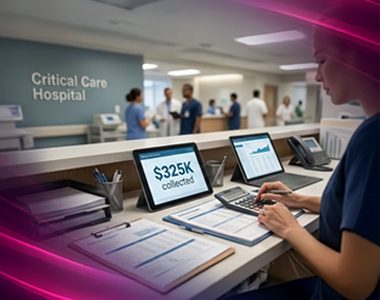 Critical Care Hospital Ads $325K in Collections