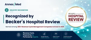 AnnexMed Named Among Becker’s Hospital Review’s “385+ Revenue Cycle Management Companies to Know in 2026”